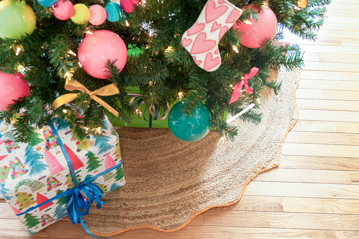 loom &amp; co. x spruced up | tree skirt